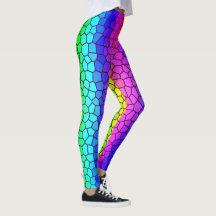 Inspirierte Leggings für Regenbogenfarben aus Hart