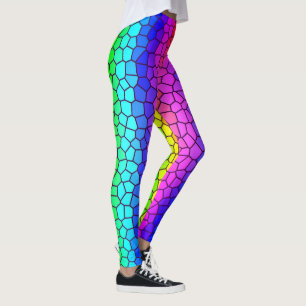 Inspirierte Leggings für Regenbogenfarben aus Hart