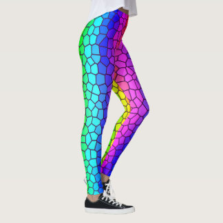 Inspirierte Leggings für Regenbogenfarben aus Hart