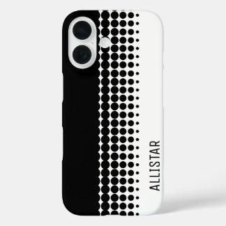 Inspirierte Retro-Schwarz-Weiß-Version 60 iPhone 16 Hülle