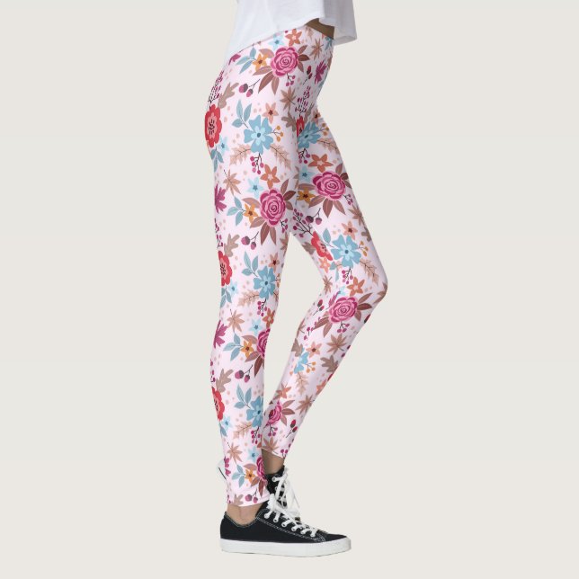Inspirierte Rose im Herbst - Leggings für Mustervo (Rechts)