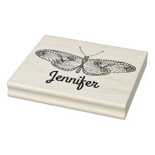 Inspirierte Schmetterlingskunst Gummistempel