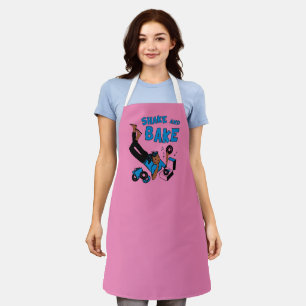 Inspirierte Schürze mit Schütteln und Backen