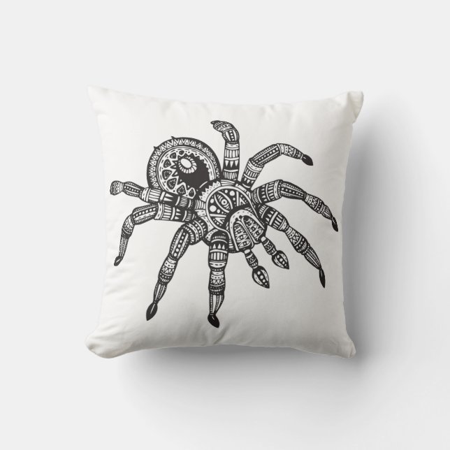 Inspirierte Spinne Kissen (Vorderseite)