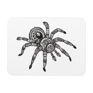 Inspirierte Spinne Magnet