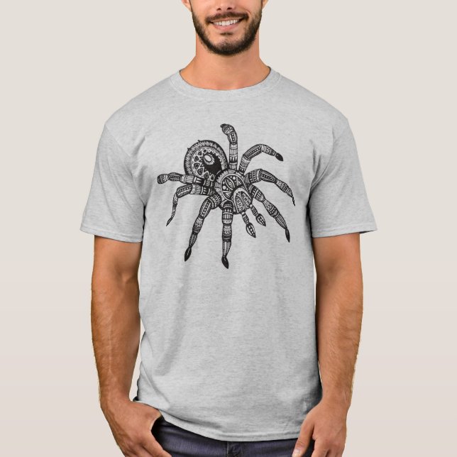 Inspirierte Spinne T-Shirt (Vorderseite)
