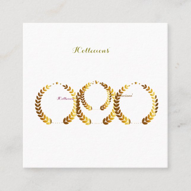 Inspirierte Visitenkarte (Vorderseite)