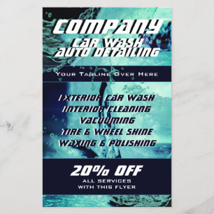 Inspirierte Visitenkarte Flyer