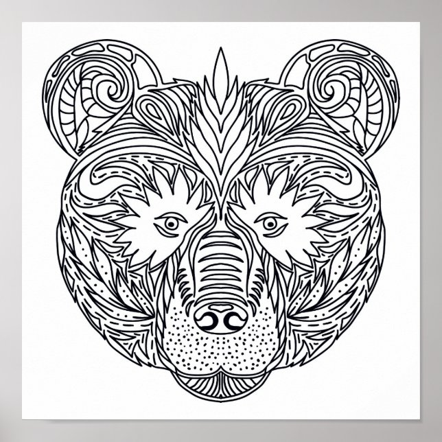 Inspirierter Bär 2 Poster (Vorne)