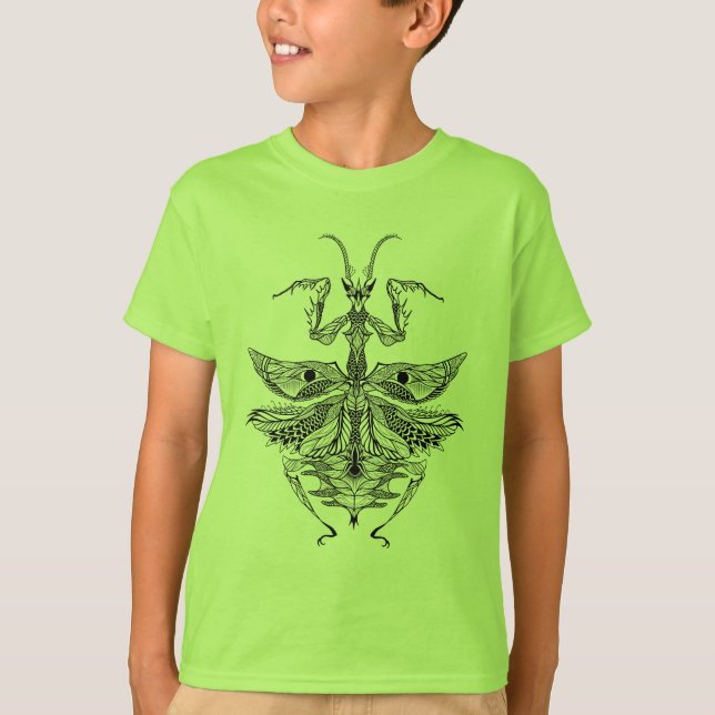 Inspirierter betender Mantis T-Shirt (Vorderseite)