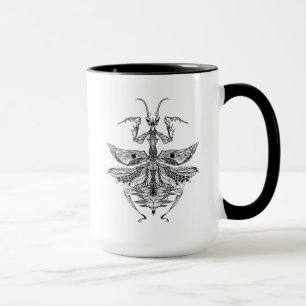 Inspirierter betender Mantis Tasse