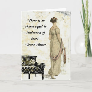 Inspirierter Entwurf Janes Austen Regentschaft Karte