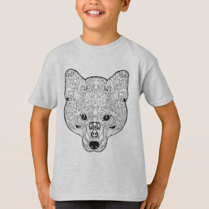 Inspirierter Fox-Kopf T-Shirt
