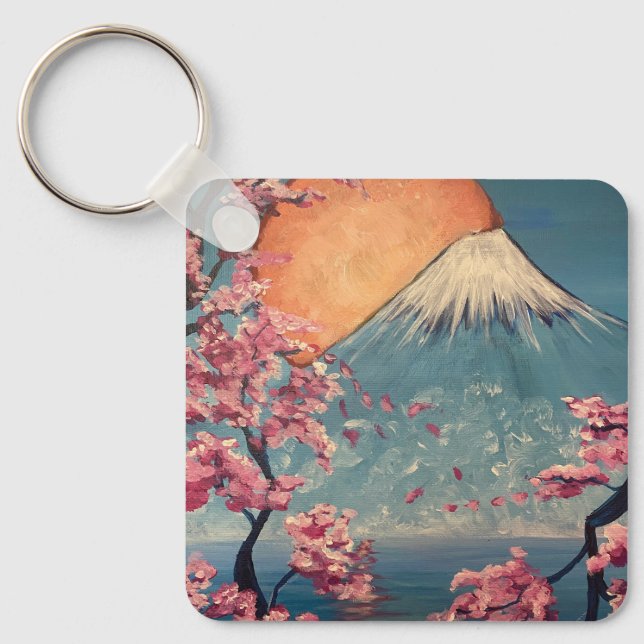 Inspirierter japanischer Schlüsselanhänger (Vorderseite)