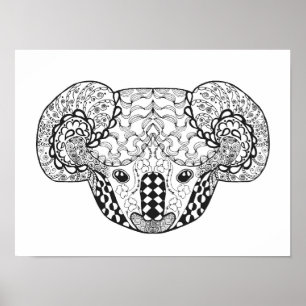 Inspirierter Koala-Bär 2 Poster