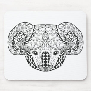 Inspirierter Koala-Bär Mousepad