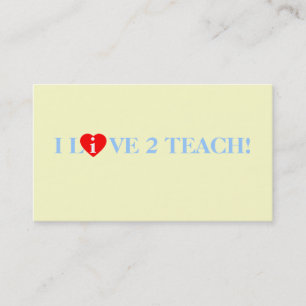 Inspirierter Lehrer-unterrichtender Motto-Tutor Visitenkarte