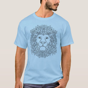 Inspirierter Löwe-Kopf T-Shirt
