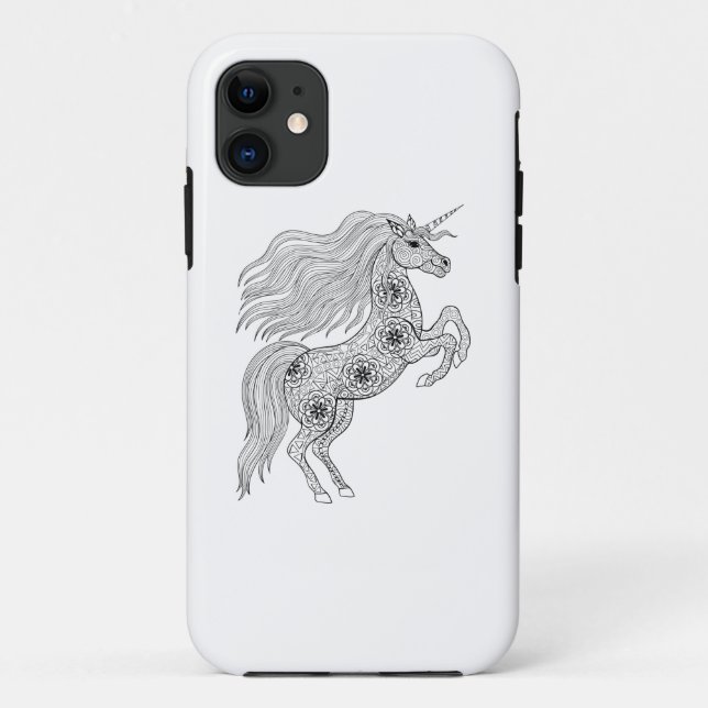Inspirierter magischer Unicorn Case-Mate iPhone Hülle (Rückseite)