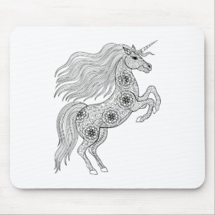 Inspirierter magischer Unicorn Mousepad