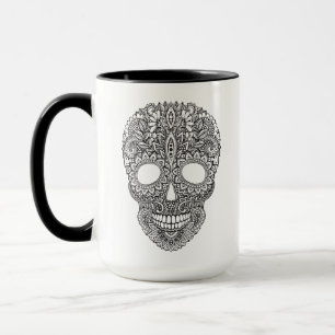Inspirierter menschlicher Schädel Tasse
