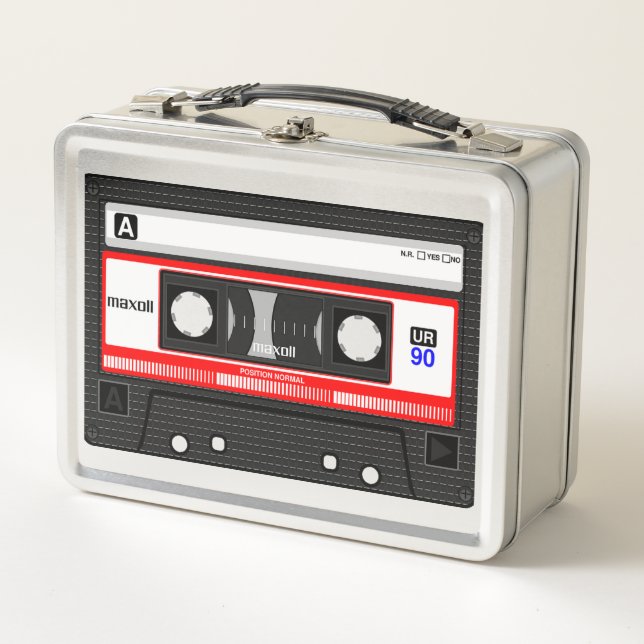 Inspirierter Mix-Tape-Lunch-Box Metall Brotdose (Vorderseite)
