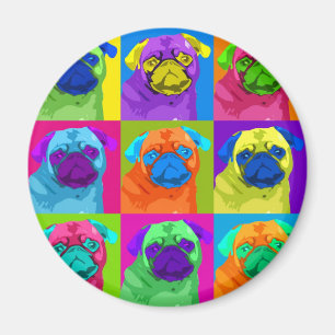 inspirierter Mops-Magnet Magnet