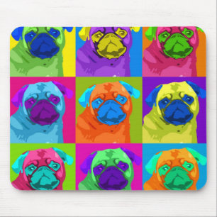 inspirierter Mops Mousepad