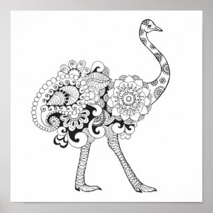 Inspirierter Ostrich 2 Poster