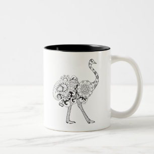 Inspirierter Ostrich Zweifarbige Tasse