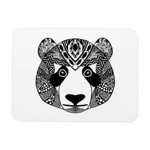Inspirierter Panda Magnet