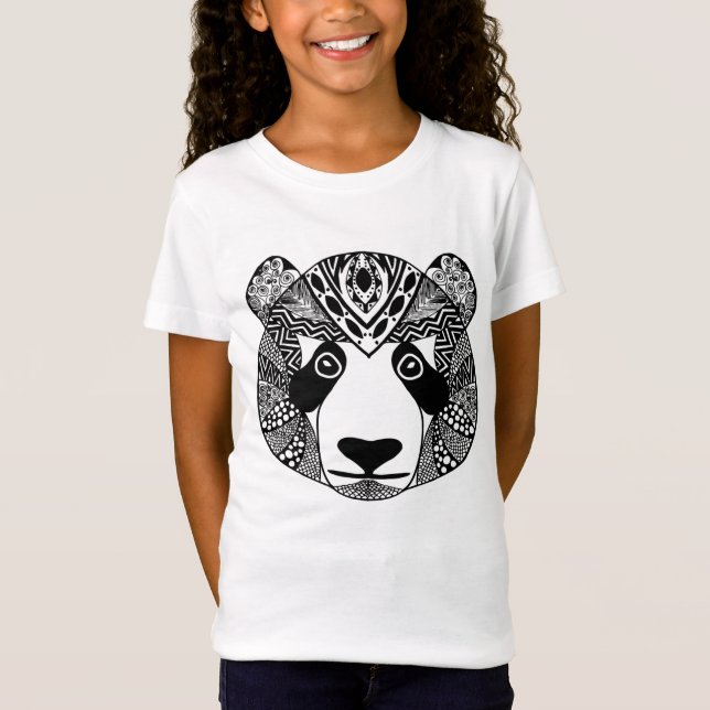 Inspirierter Panda T-Shirt (Vorderseite)