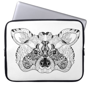 Inspirierter Raccoon Laptopschutzhülle
