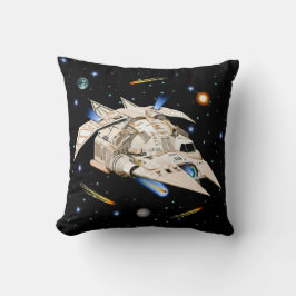 Inspirierter Raum des Falke-Sci-FI Kissen