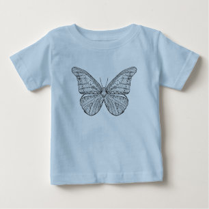 Inspirierter Schmetterling Baby T-shirt