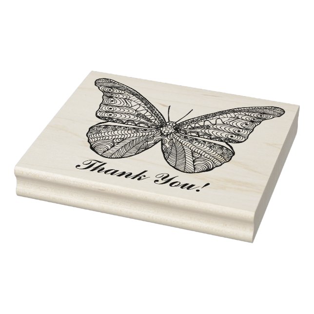 Inspirierter Schmetterling Gummistempel (Stempel)