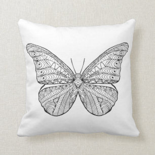 Inspirierter Schmetterling Kissen