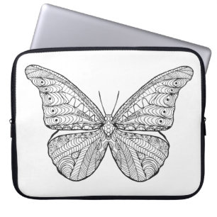 Inspirierter Schmetterling Laptopschutzhülle