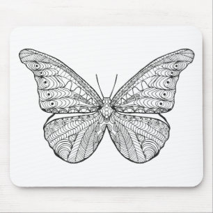 Inspirierter Schmetterling Mousepad