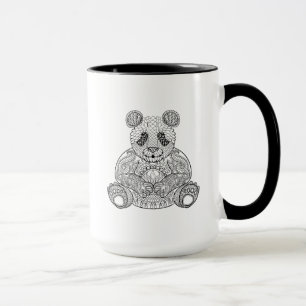 Inspirierter Stammes- Panda Tasse