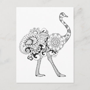 Inspirierter Strauß Postkarte