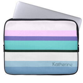 Inspirierter Streifen der girly Meerjungfrau des Laptopschutzhülle
