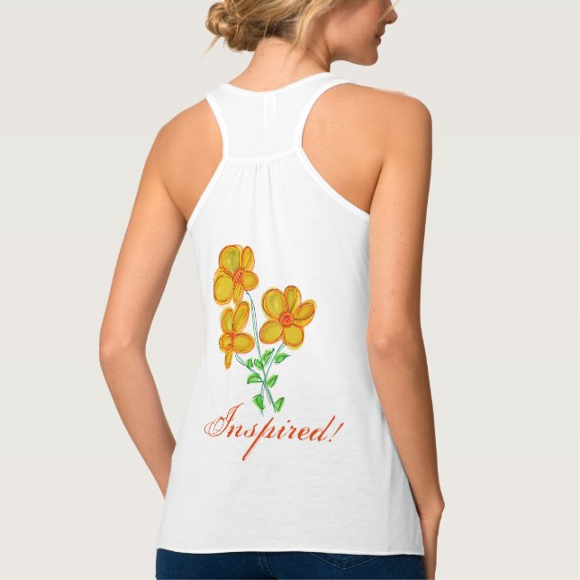 Inspirierter Tank Top (Rückseite)