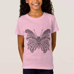 Inspirierter tropischer Schmetterling T-Shirt