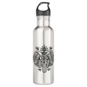 Inspirierter Vintager indischer Elefant Trinkflasche