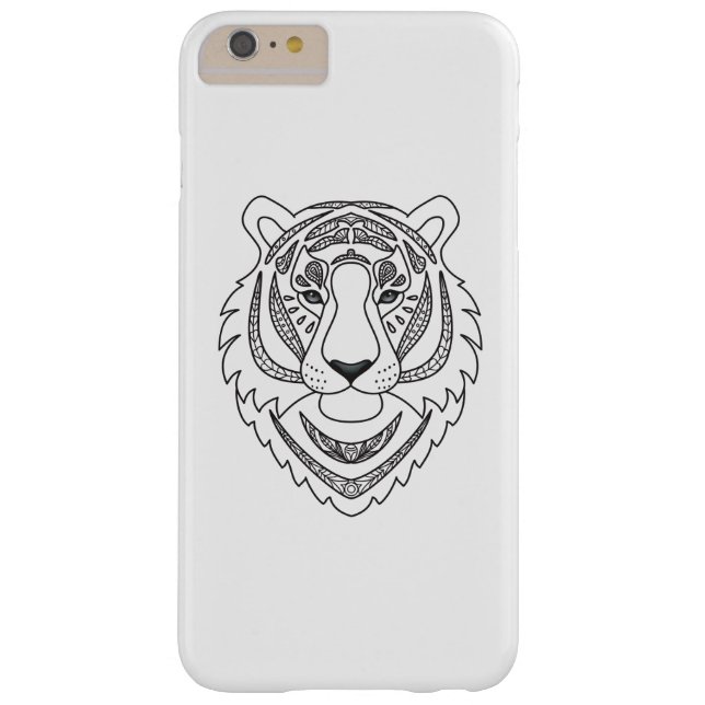 Inspirierter weißer Tiger Case-Mate iPhone Hülle (Rückseite)