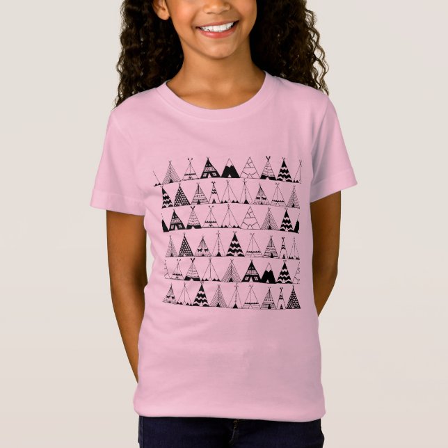 Inspirierter Wigwam T-Shirt (Vorderseite)