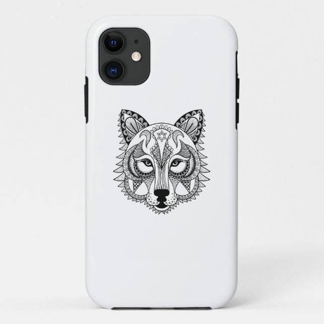 Inspirierter Wolf Case-Mate iPhone Hülle (Rückseite)