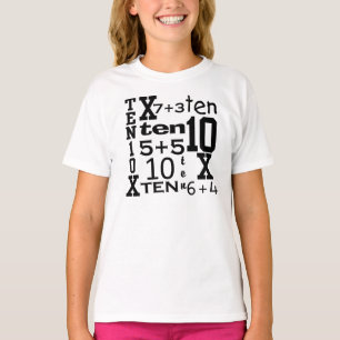 Inspiriertes 10. GEBURTSTAG T-Shirt DES SPASS-zehn