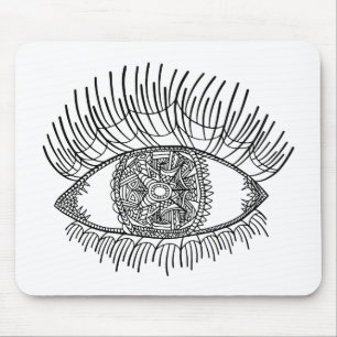 Inspiriertes Auge Mousepad